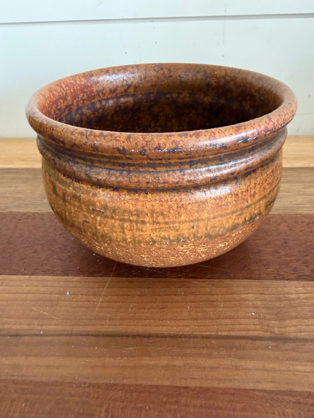 Vintage 1990s Studio Pottery Bowl Earthtones Kentucky